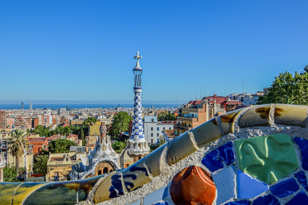 gaudi, park güell, barcelona